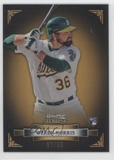 2012 Bowman Sterling Gold Refractor 7/50 Derek Norris #21 0b2