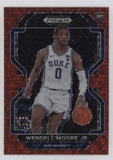 2022-23 Panini Prizm Draft Picks Red Circles Prizm Wendell Moore Jr #76 1u6