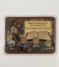 2009 Ultimate Lincoln Anniversary Cents 'The Formative Years' 4 Coin Set Sealed