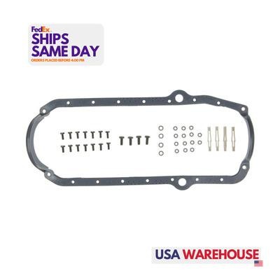 Mahle Original OS32457, Kit Gray Silicone Rubber Oil Pan Gasket Set - Sbc Fits 7 - Picture 1 of 10