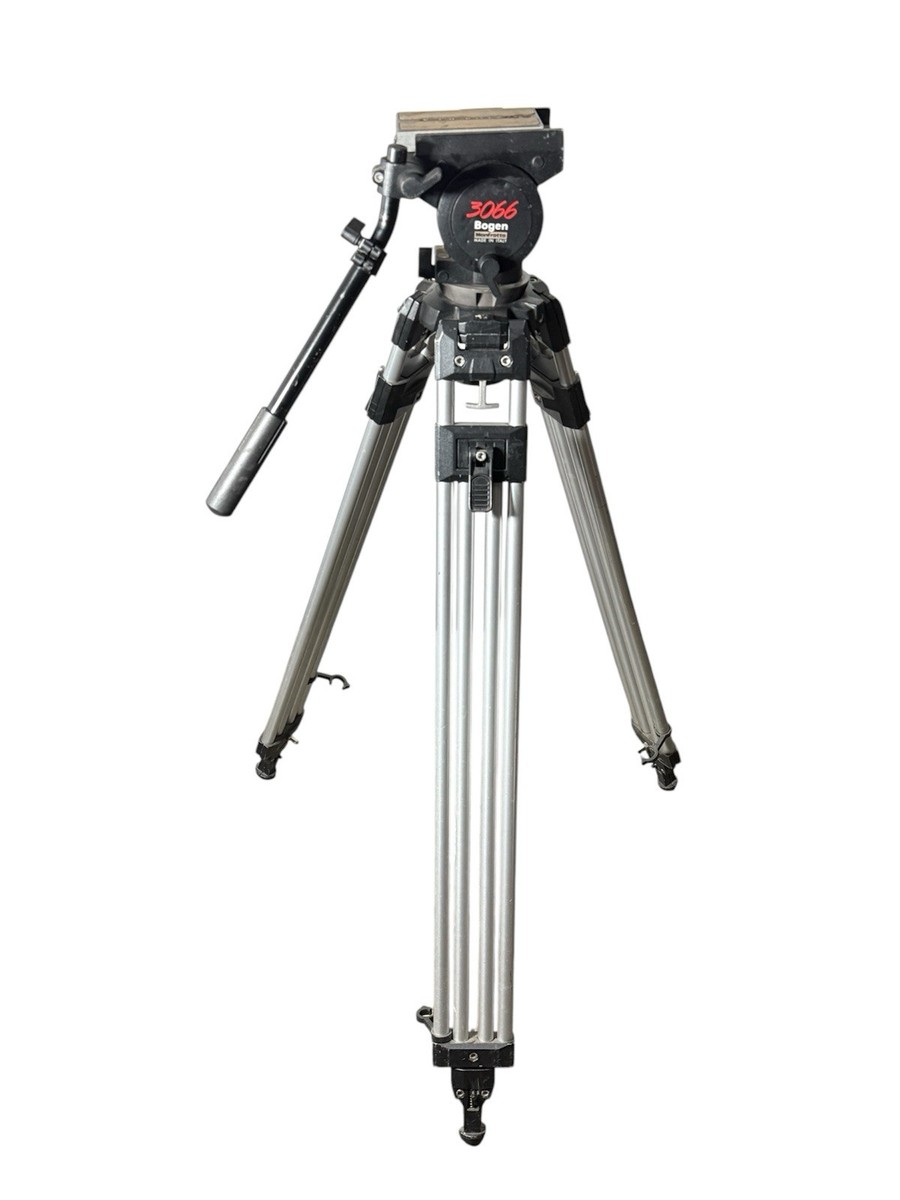 Bogen Manfrotto Professional Videography Camera Tripod with 3066