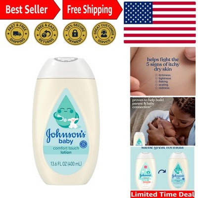 Soothing Johnson's Baby Comfort Touch Lotion, Safe for Newborns - 13.6 fl. oz