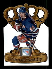 1997-98 Pacific Gold Crown Die-Cuts #15 Wayne Gretzky Rangers RARE Insert