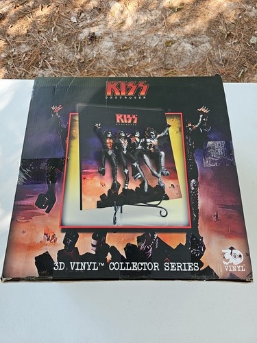 In Box Kiss Destroyer Album 3D Vinyl Knucklebonz Limited to only 1974 #166 - Imagen 1 de 15