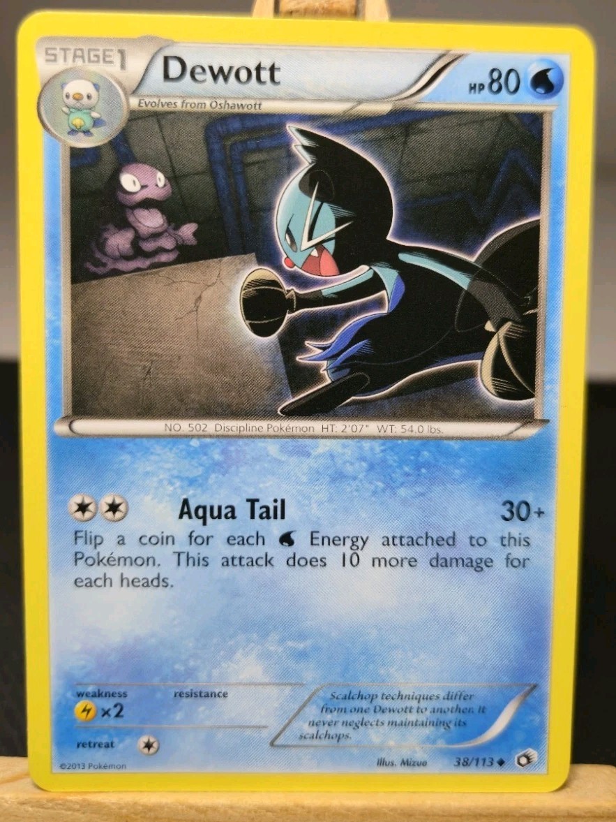 DEWOTT 38/113 LEGENDARY TREASURES POKEMON ENGLISH VINTAGE
