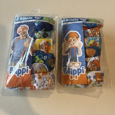 Blippi Boys Toddlers Briefs Underwear 2 Packs of 6 Size 2-3T BRAND NEW  12 Pair