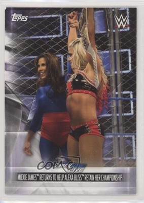 2019 Topps WWE Summerslam Women's Evolution Mickie James Alexa Bliss #DR-30 1qy