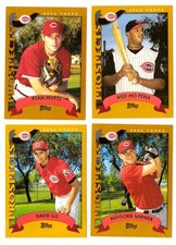 2002 Topps Traded (Base 111-275) - CINCINNATI REDS Team Set 