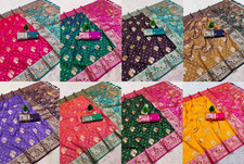 New Collection Soft Pethani Silk Saree With Blouse For Wedding Wear