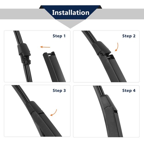 Rear Windshield Wiper Blade Arm Set 335mm 13 Inch for Volkswagen Jetta 2011 2... - Picture 7 of 8