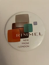 Rimmel New From London Advertising Pin Back Button P99