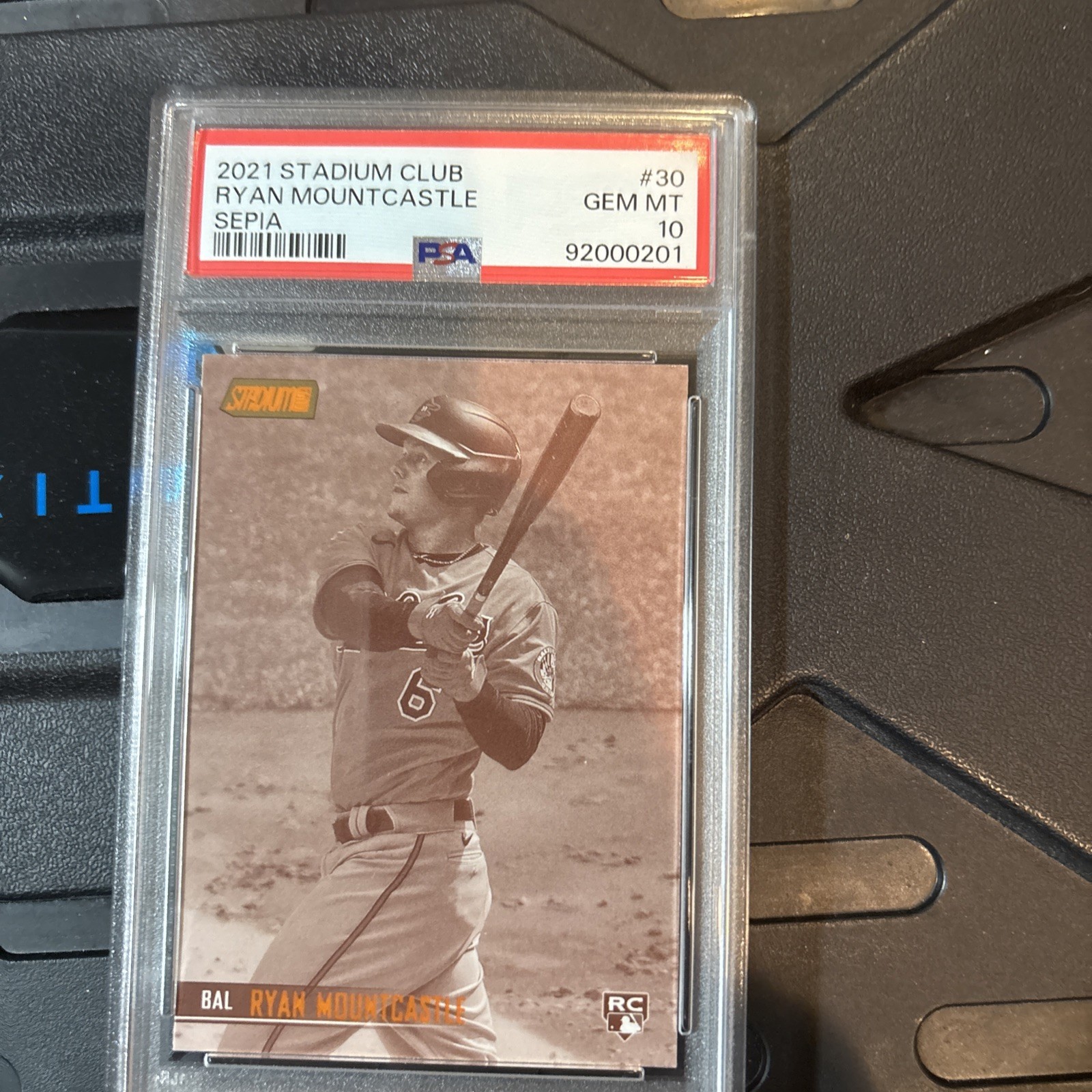 2021 Topps Stadium Club RYAN MOUNTCASTLE #30 Sepia RC