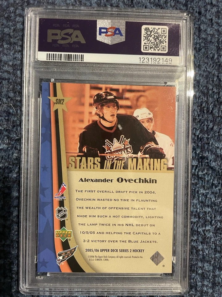 Alexander Ovechkin Rookie PSA 9 Foto 2 de 2