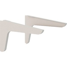 Interion Cantilever Brackets For Modular Partition Desktop Gray 1 Pair