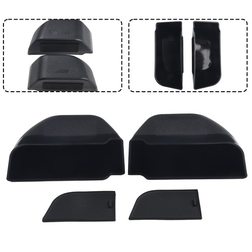 Box Storage ABS Accessories Black Car Door High Strength Interior Trim - Picture 3 of 24