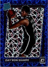 2021-22 Donruss Optic #165 Day'Ron Sharpe Blue Velocity