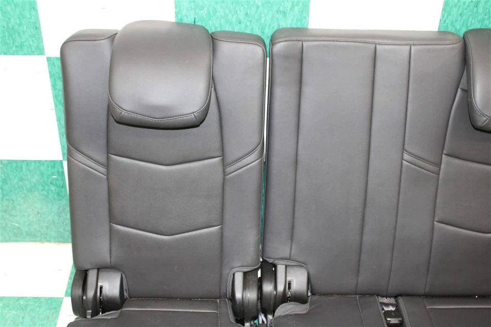16' ESCALADE Black Perforated Leather Power Folding LH RH Third 3rd Row Seat OEM Foto 4 de 4