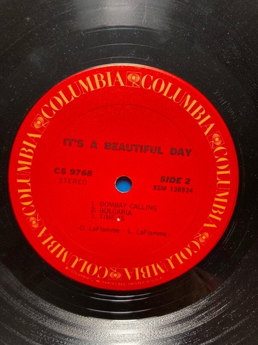 IT’S A BEAUTIFUL DAY “self-titled” Vinyl LP Columbia Stereo CS 9768 WHITE BIRD - Picture 11 of 24