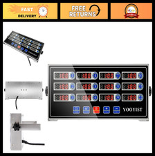 12-Channel Digital Kitchen Timer - Stainless ...
