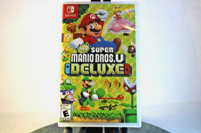 NEW SEALED New Super Mario Bros U Deluxe Nintendo Switch Physical Media Game Car
