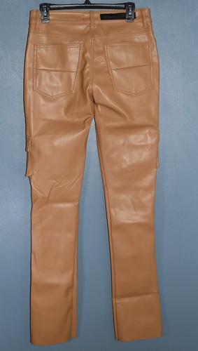 Rockstar Original Khaza Beige PU Leather jean size 32 x 36 - Picture 11 of 15