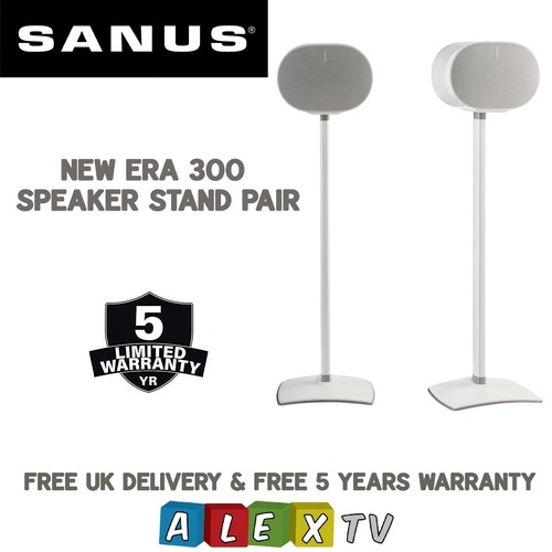 Pair of White SANUS WSSE32 Speaker Stand for Sonos Era 300 OPENBOX FREE POSTAGE - Picture 2 of 12