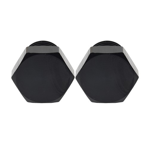 2X Aluminium 4AN AN4 Block off Cap ORB Plug Male Fitting Adapter W/O-Ringe - Picture 4 of 11