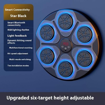 Music Boxing Machine Household with RGB Light Bluetooth-Compatible Adults Mode S