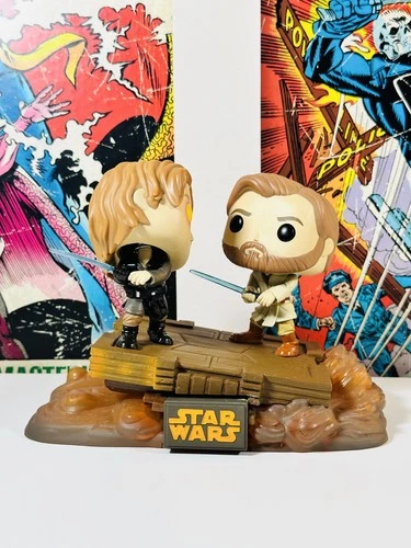 Funko Pop! Star Wars Duel on Mustafar #222 Exclusive Movie Moments Loose No Box