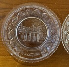Vintage Monticello Westmoreland Clear Pressed Glass Coaster Cup Plate - Lot of 2 — photo 2