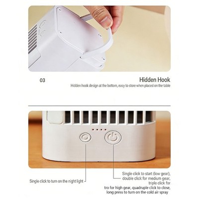 Battery Run moisturization Fan Long permanent Effect Lightweight For Travel