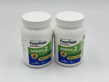2 Pack PreserVision AREDS 2 Eye Vitamins, 120 Mini Softgels Exp. 02/27 FREE SHIP