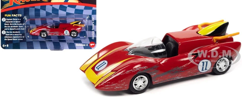 CAPTAIN TERROR (RACED VERSION) SPEED RACER 1/64 JOHNNY LIGHTNING JLPC009-JLSP263 - Image 2 of 2