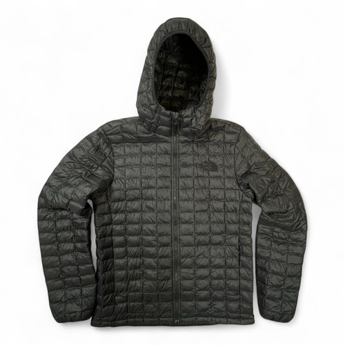 The North Face Hooded Thermoball Eco Puffer Jacket Mens M Medium Black Lightweig