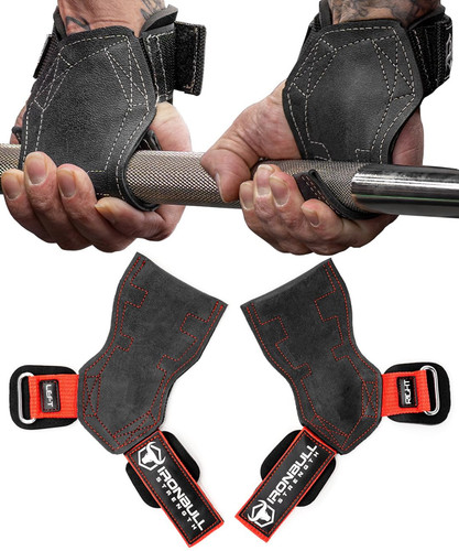 Weight Lifting Grips with Wrist Straps for Weightlifting - Lifting Straps Hoo...