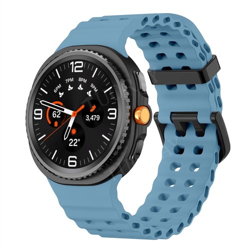 For Samsung Galaxy Watch 8 40/44mm 8 Classic 46mm Silicone Watch Strap Wristband - Picture 13 of 119