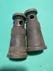 Antique Barn Railroad Machinist Cast Iron Knurled Swivel Joint Screw Jack Tools — photo 2