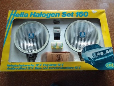 Hella 160 chrome fog light fog lamp Vw Porsche Mercedes | eBay