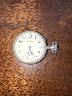 Hampden  17 Jewels #2559509 Phila Watch Case Co needs dial cover parts