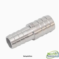 Schlaucht&uuml;lle Schlauchverbinder Schlauchstutzen Reduzierung VA Edelstahl 6-13mm