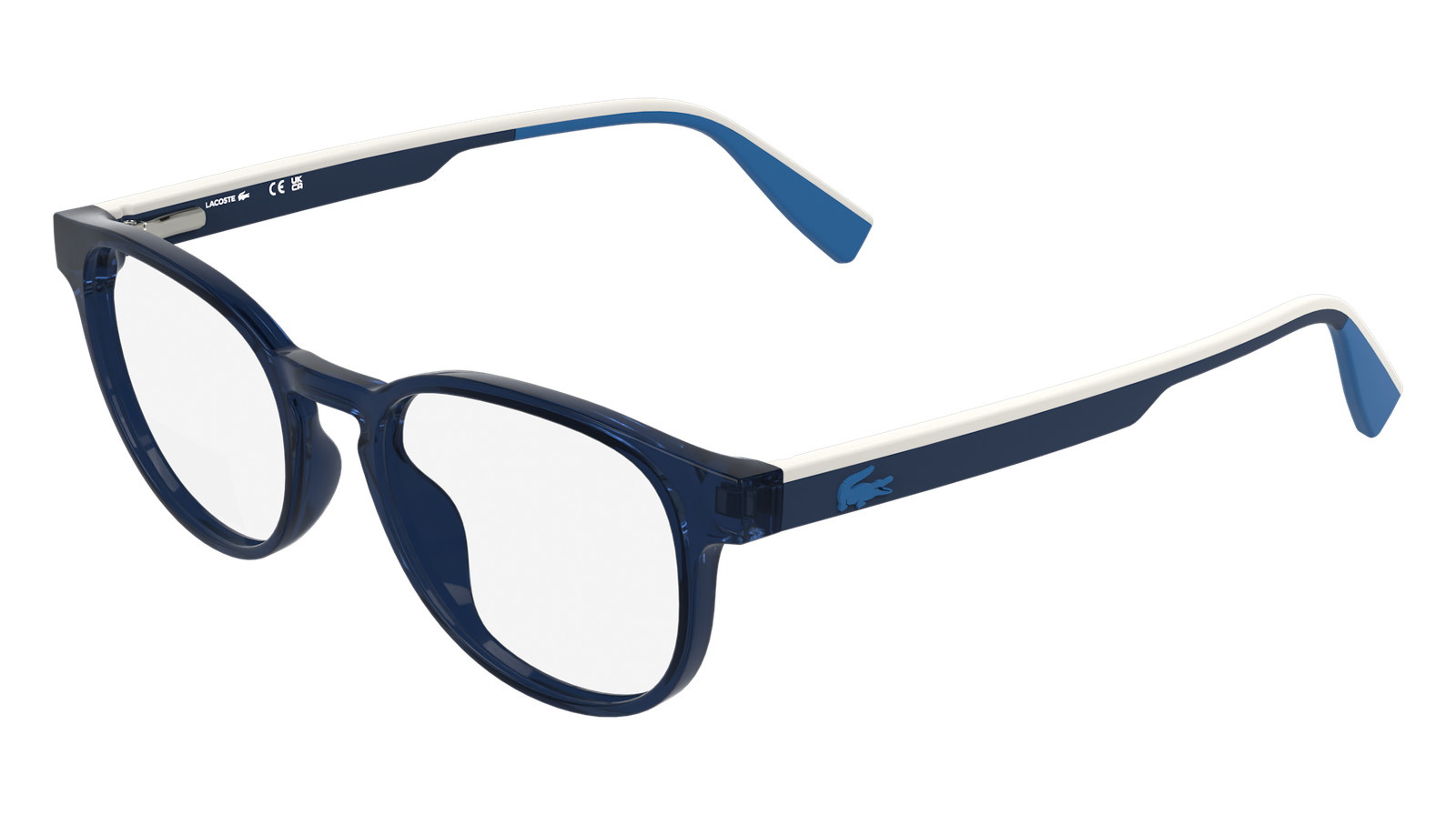 Lacoste L3666 410 Clear BLUE 47/17/135 CHILD Eyeglasses