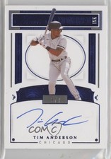 2021 Panini Flawless Honored Ink Sapphire 5/7 Tim Anderson #HI-TA Auto sc2