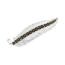 Montana Silversmiths Trust and Honor Hat Feather - HF5761, Brown