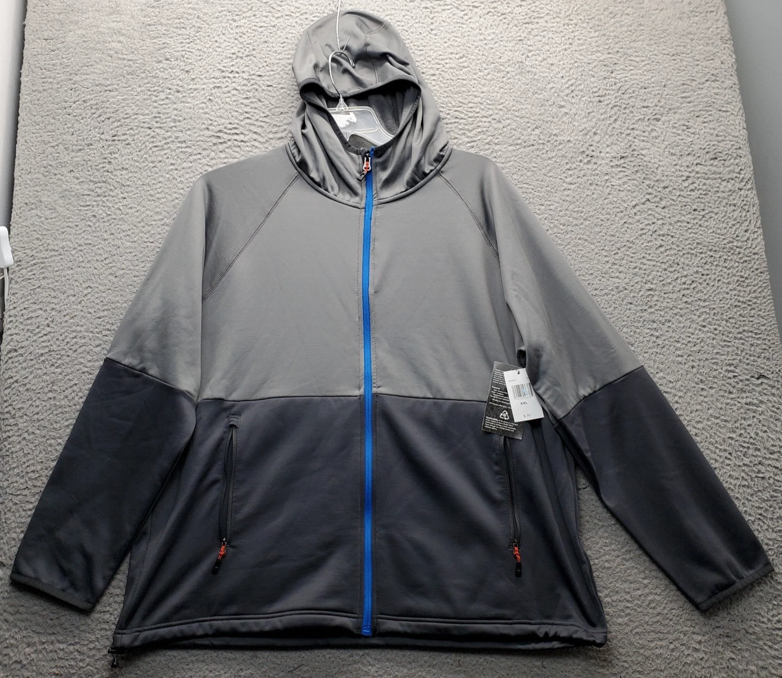 Sierra Pacific Jacket Mens XXL Multi Fleece Lined Lightweight Water Resistant