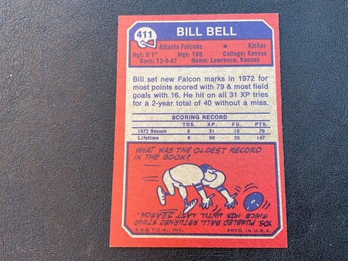 1973 TOPPS FOOTBALL #400-528 PICK CARDS YOU WANT - Picture 33 of 477