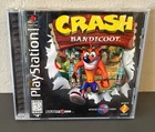 Crash Bandicoot PS1 Playstation 1 Black Label Complete with Manual Tested