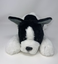 FAO Schwarz Boston Terrier Dog Puppy 16" Plush Stuffed Animal