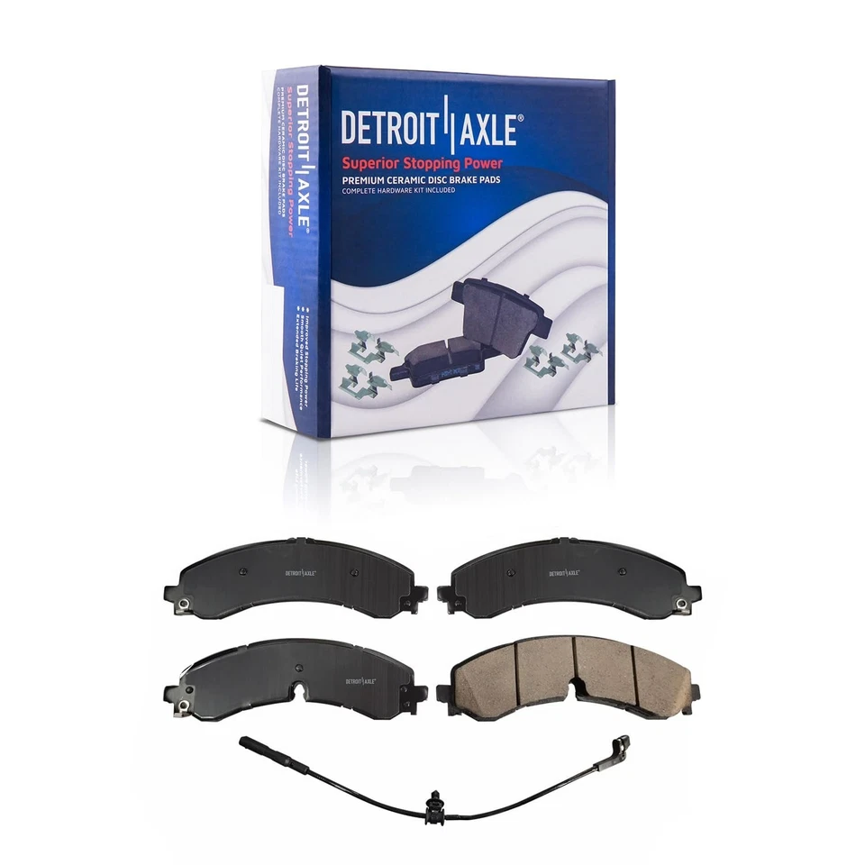 Rear Disc Brake Rotors Brake Pads for Chevy GMC Sierra Silverado 2500 3500 HD - Image 4 of 4