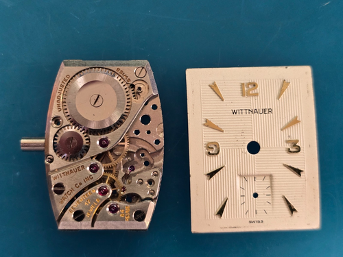 Wittnauer 17j 84 Revue Men's Wristwatch - Watchmaker Repair Replacement Parts