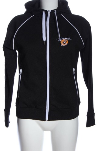 Felpa con cappuccio Donna Taglia IT 44 nero-bianco stile casual